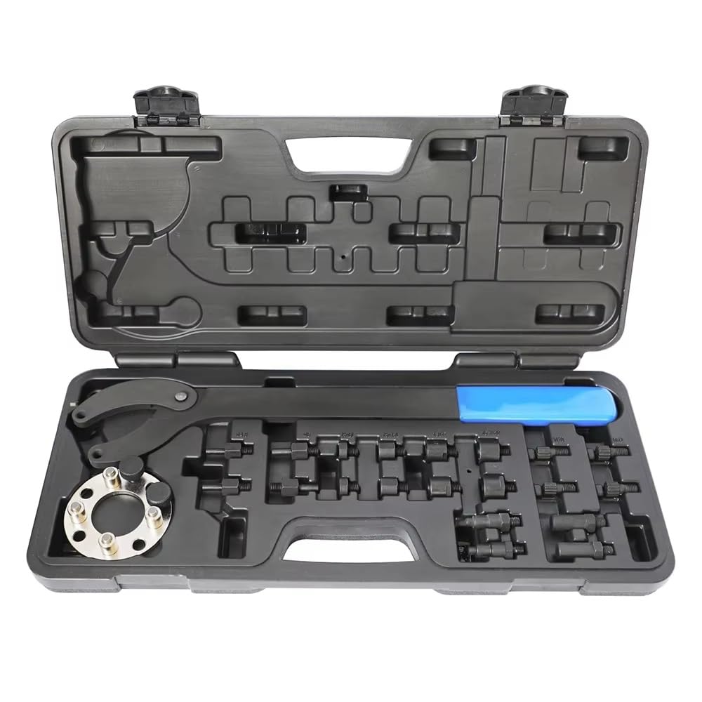 Pasador bloqueo del tensor Compatible Con A3 A4 Para Q3 2000 2001 2002 2003 2004 2005 1.2L 1.4L 2.0L EA211 TFSi T10172 Kit De Herramientas Para Desmontar Montar Polea Correa Rueda El Eje