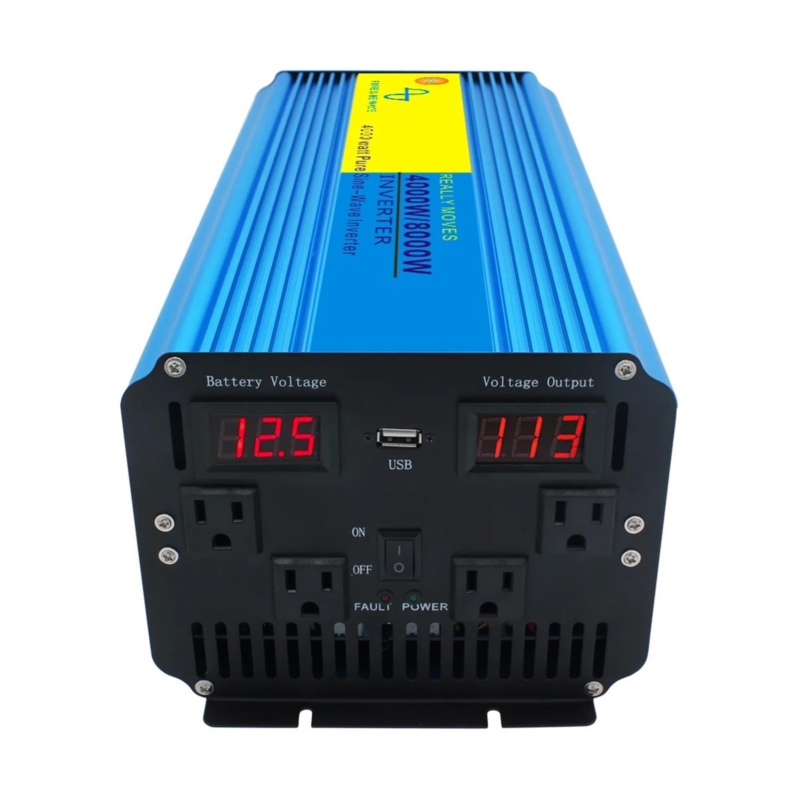 Przetwornica Czystej Fali Sinusoidalnej 12v 24v DC Na Falownik AC 8000W Przenośny Konwerter Banku Mocy Transformator Samochodowy Energię Słoneczną Bezpieczne Niezawodne(24V 8000W)