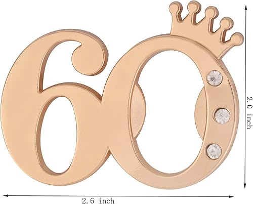 Miniatura 2 de 12 piezas de recuerdos de fiesta de 60 cumpleaños, abrebotellas, negro y dorado, regalo de recuerdo de fiesta de aniversario de 60 cumpleaños para