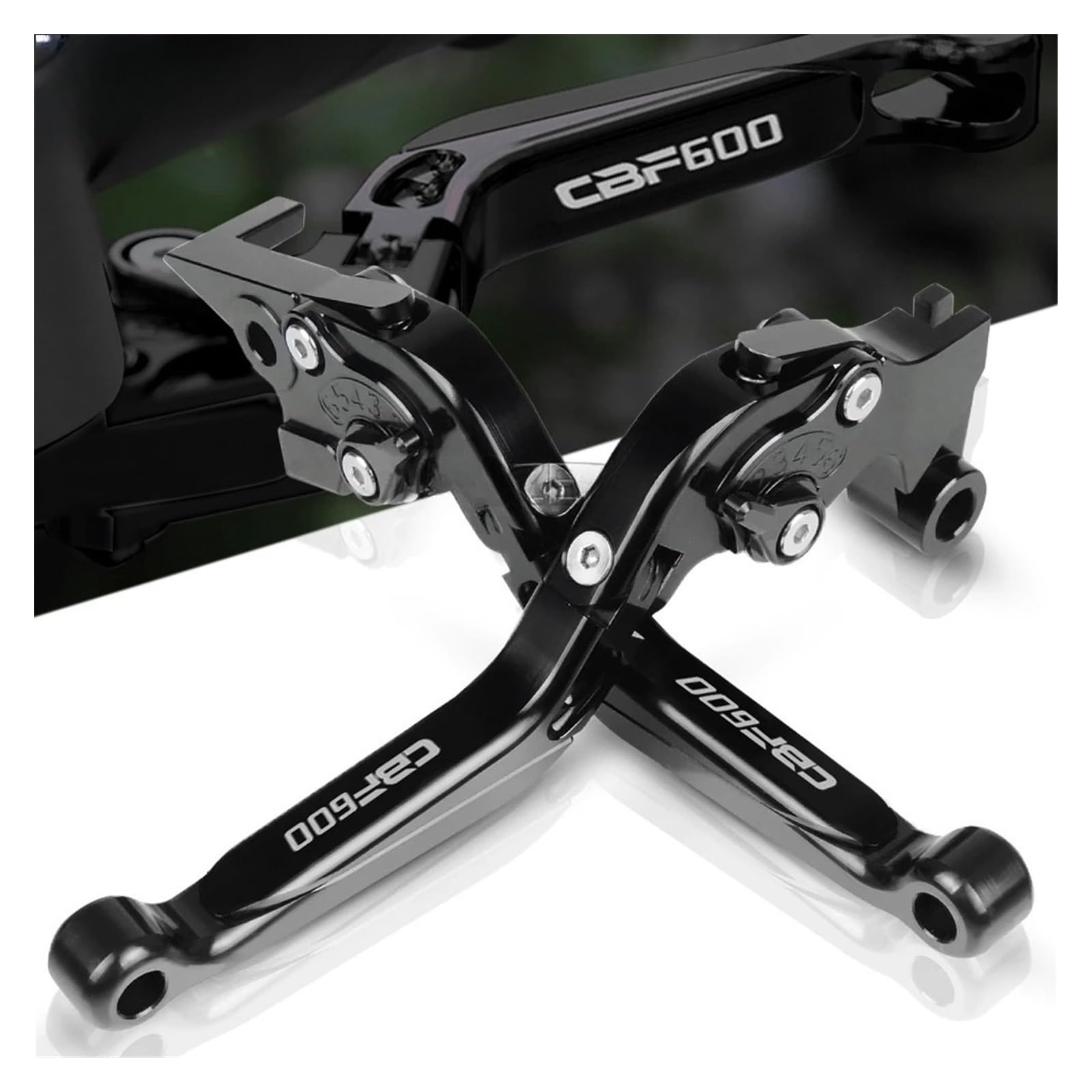 Palancas Embrague Freno De Motocicleta CNC Ajustable Plegable Extensible para Ho&nda CBF600/SA CBF 600 SA 2004-2007 2010-2013 2012 Palancas Frenos