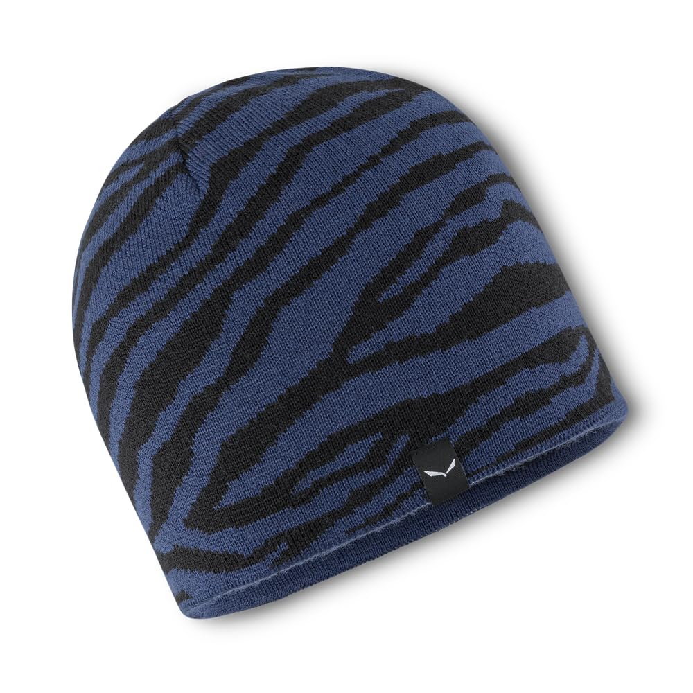 SALEWA Sella Am Crevasse Beanie Unisex Adult, Crevasse Dark Denim, One Size