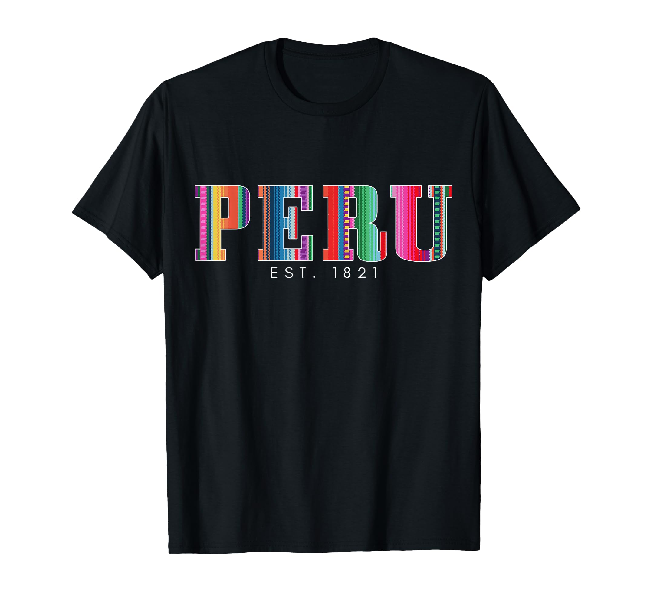 Peru Est. 1821 Peruvian Pattern Roots Peru T-Shirt