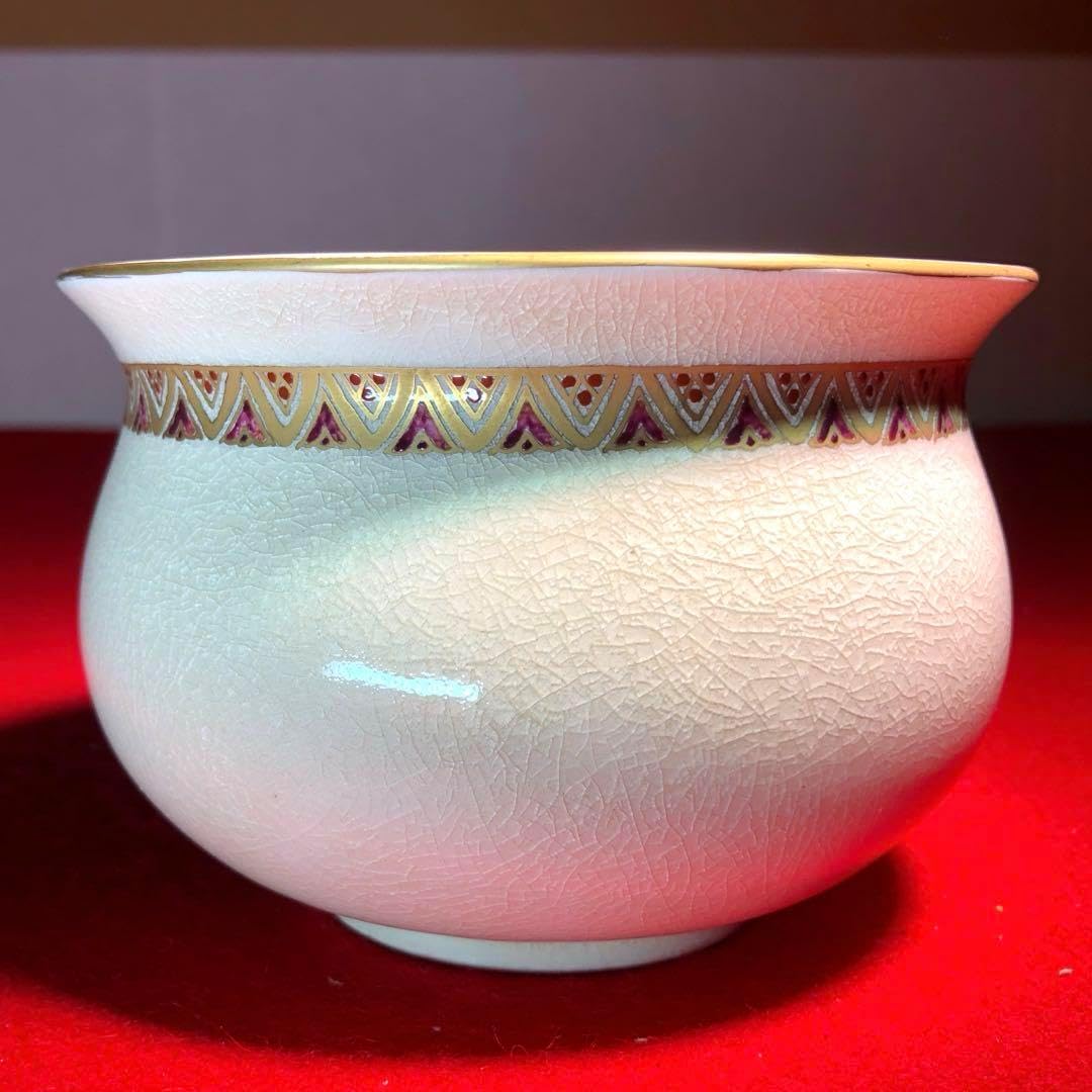 【茶道具】橋本陶正山作　薩摩袋形建水 茶道具橋本陶正山作 薩摩袋形建水