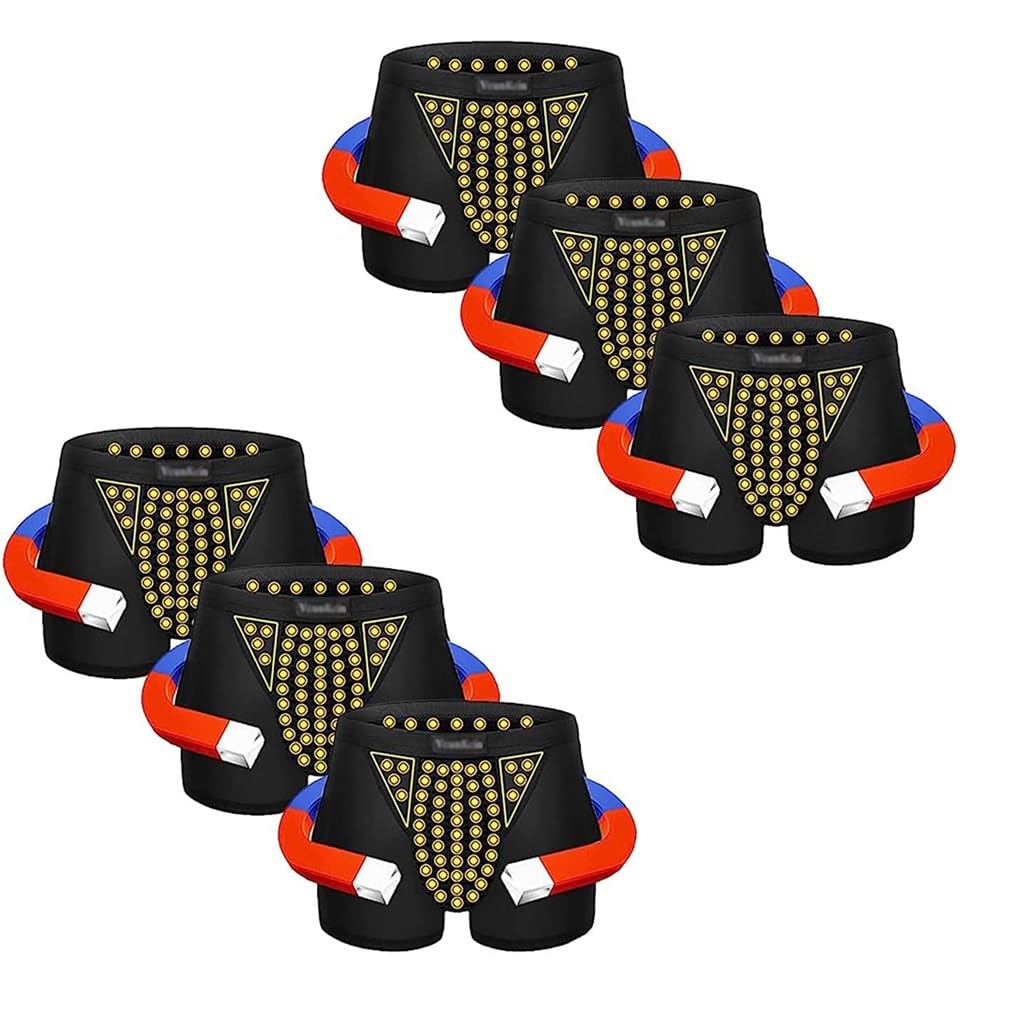 Ropa interior de magnetoterapia para hombres con calzoncillos boxer transpirables talla XXL