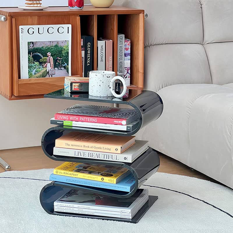 Amazon.com: Transparent Acrylic Magazine Holder Clear Bookshelf