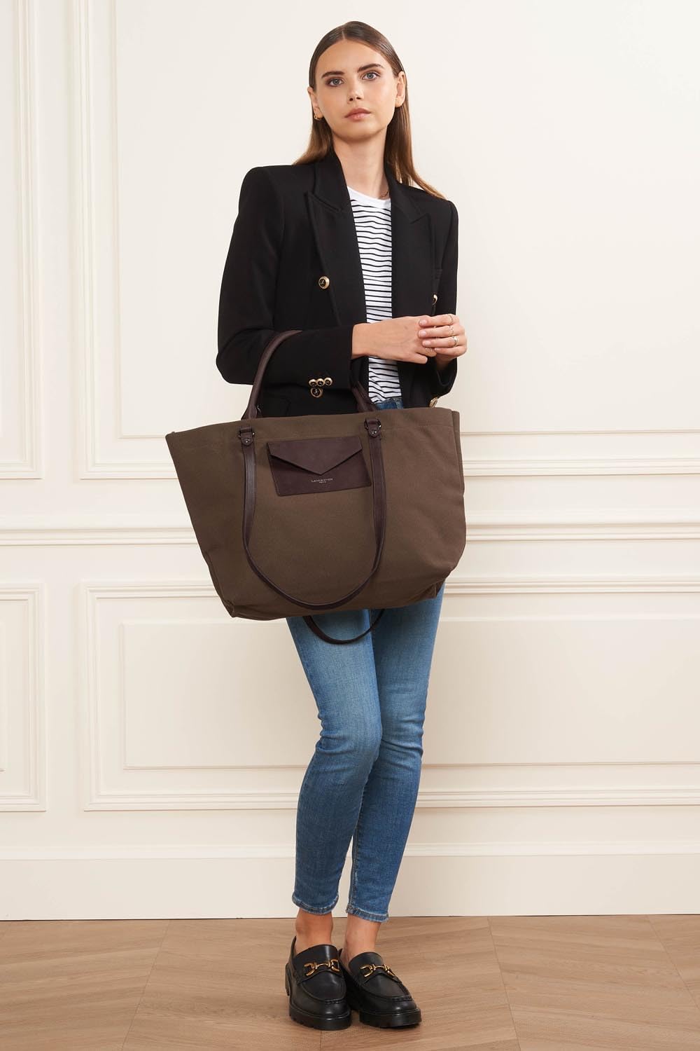 Lancaster Maya, Borsa con Manico Lungo Adulti Unisex, BLEUC_IVBC