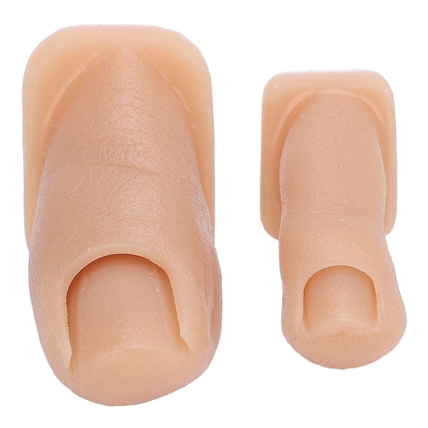 Silicone Nail Art Practice Toe Modes, Manicure Practice Toes Fake Foot Mode, Nail Tips Art Training Modes, Ideal for Home Salon DIY Display (Type 2)