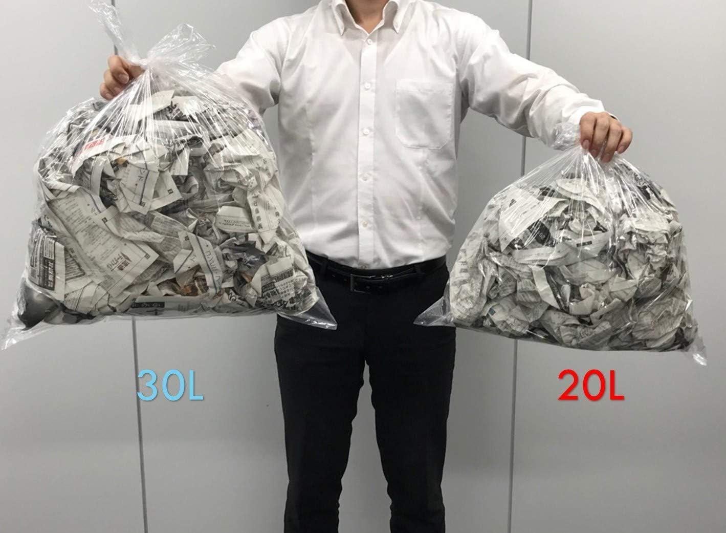 Ordi PP-N20-10 Garbage Bags for Pails, Transparent, 6.9 gal (20 L), 19.7 x 23.6 inches (50 x 60 cm), Thickness 0.00009 inches (0.025 mm), Set of 5 x 10 Pieces, Plastic Bags, For Household Use, Tear