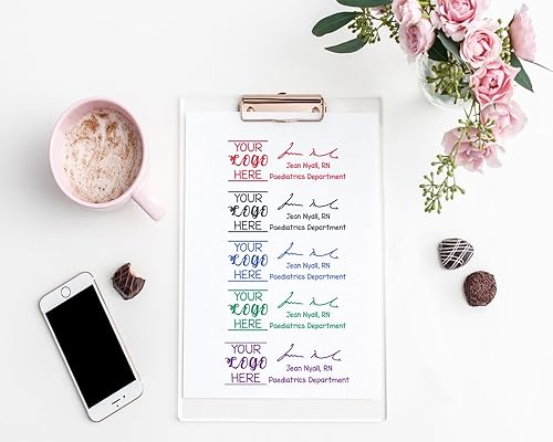 Miniatura 4 de Sello de logotipo Sello de negocios personalizado