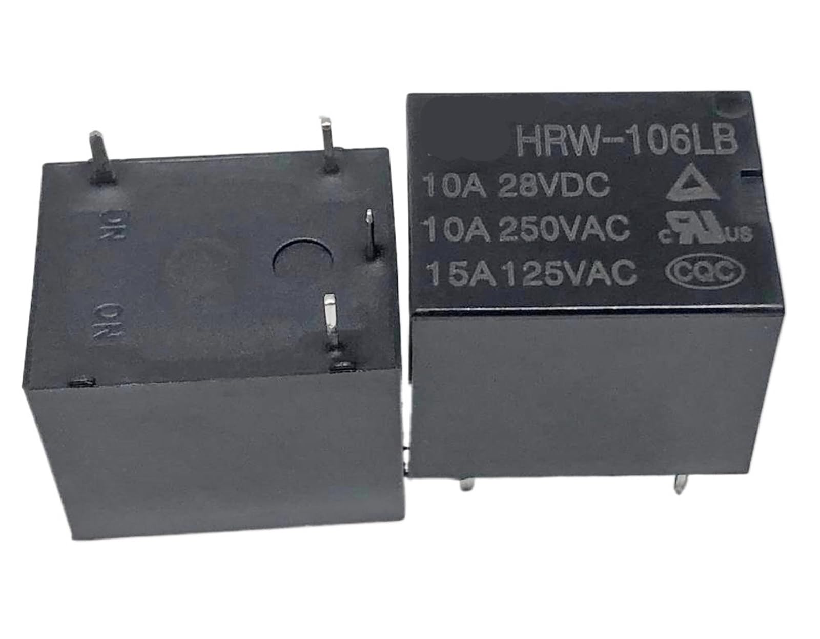Relais 4 broches HRW-106LB commutation stable 10A T73B-6V-10A lot de 100