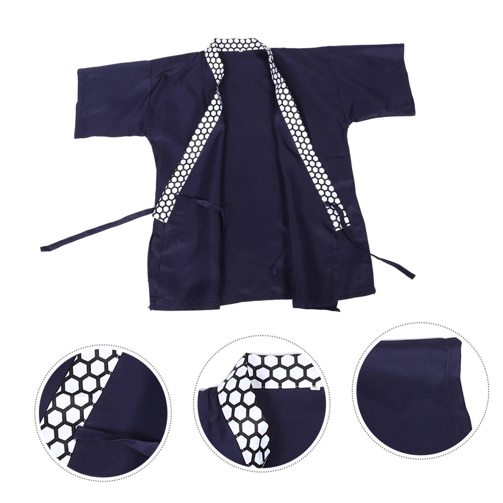 Gatuida Ropa de Trabajo de Chef japonés Mujer Abrigo de Cocinero Uniforme Restaurante Hombres Sushi Traje de Cocinero Abrigo de Chef Personalizado Traje de Kimono japonés Fibra de Bambu