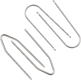 4 PCS Car Radio Removal Pry Tool, U/V-Shaped Stainless Steel Auto Stereo Release Tool Kit, Universal Audio CD DVD Host Disassembly Tool for Most Vehicles, Car Accessories