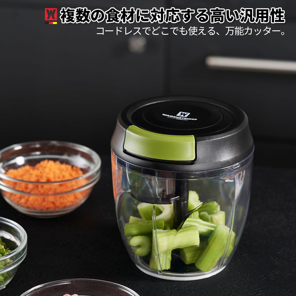 Amazon.co.jp: 手動式フードプロセッサー ストリングベジタブル