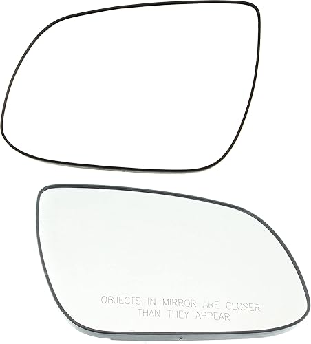 Garage-Pro Juego de cristales de espejo compatible con Kia Forte 2010-2013, Forte Koup, Forte5 2012-2013 para modelos sin luz de señal, lado del