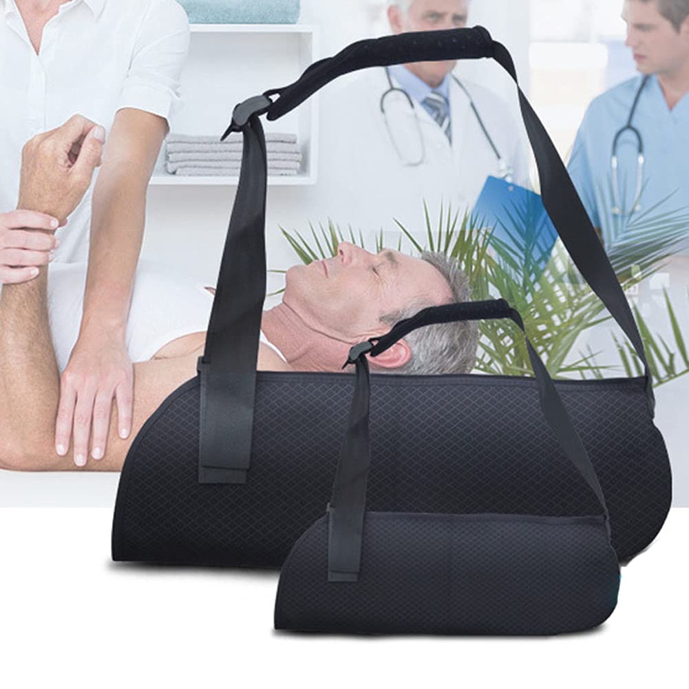 Cabestrillo para brazo Inmovilizador de hombro médico Brace Soporte de codo de manguito rotador ajustable Brinda protección adicional Se adapta a la mano izquierda derecha para huesos fracturados