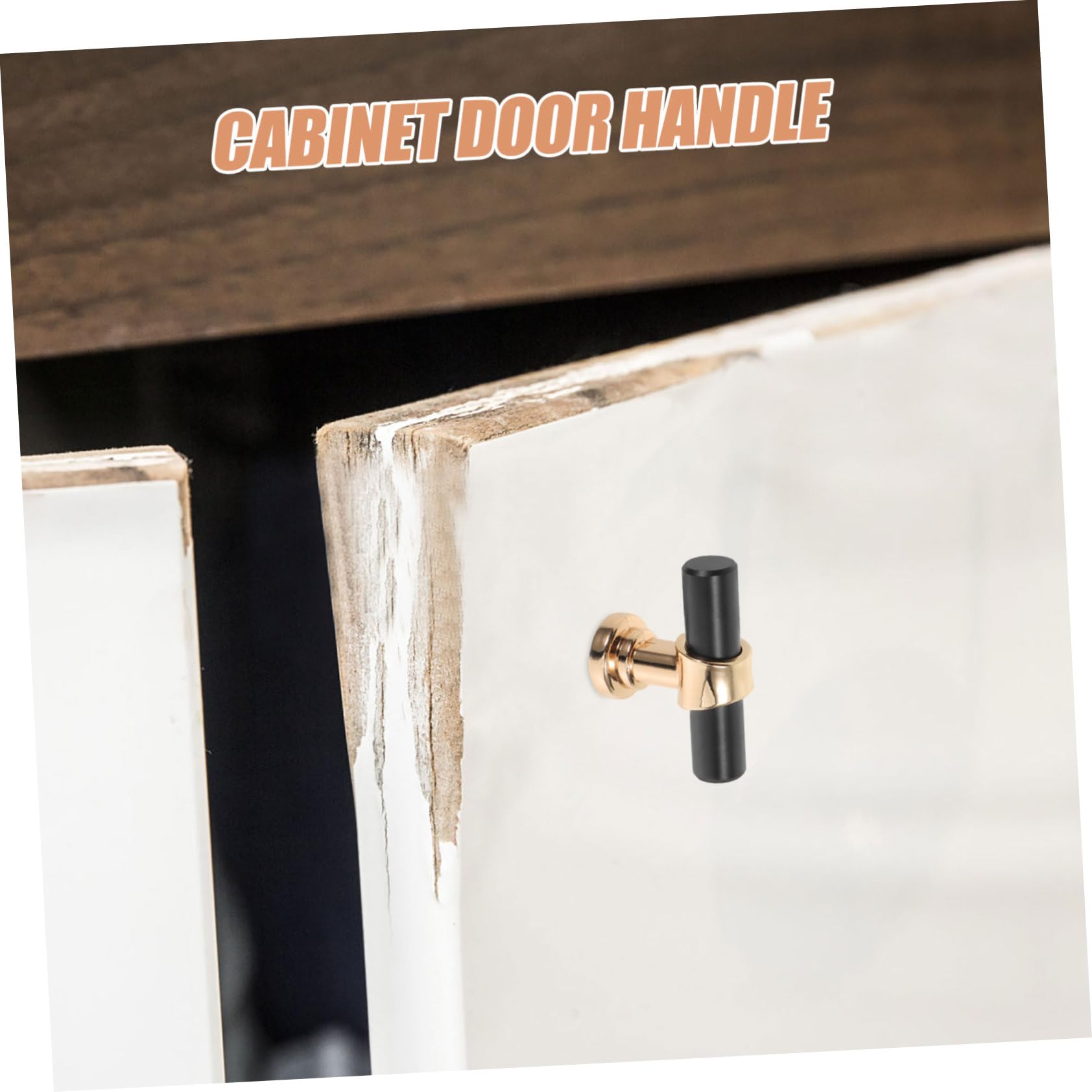 DOITOOL 10stücke Schrankknöpfe Für Schränke Und Kommoden Einlochig Vintage-design Schwarz