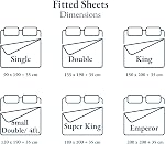 Casa Platino Fitted Sheet Double, Black - Pre-Washed, Deep Pocket 14 inch (35 cm) - Easy Care - Soft Brushed Microfibre Fabric - Shrinkage and Fade Resistant - Bottom Sheet