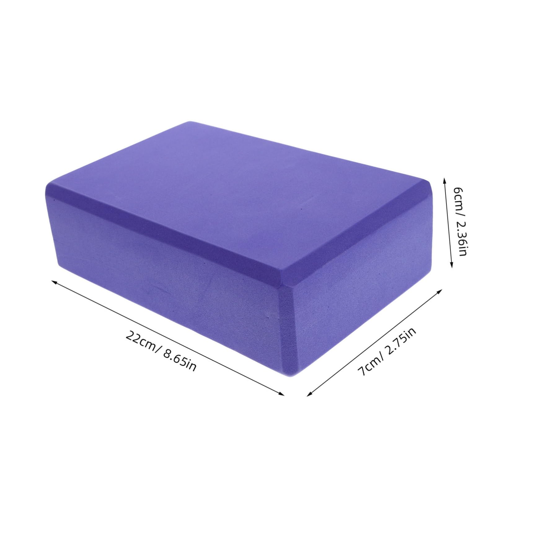 BESPORTBLE Lightweight High Density Yoga Block Comfortable and Cushioned Support for Yoga and Meditation Easy to Transport Prop for All Skill Levels