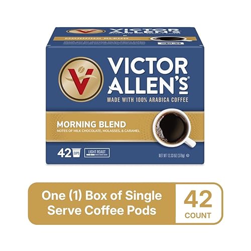 Miniatura 3 de Victor Allen's Coffee Morning Blend, tostado ligero, 42 unidades, cápsulas de café de una sola porción para cafeteras Keurig K-Cup