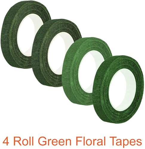 Miniatura 3 de Paxcoo - Kit de herramientas de arreglo de tallo floral con cortador de alambre cintas florales verdes calibre 26 y alambre de paleta de calibre 22