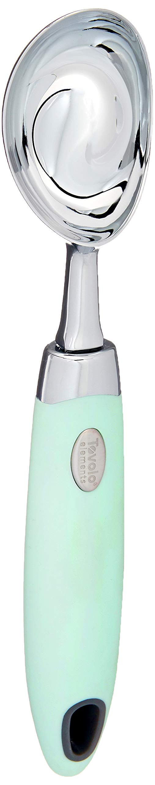 Tovolo Stainless Steel Ice Cream Cookie Scoop Ergonomic Soft Serve Custard Scooper BPA Free Food Safe Dishwasher Safe Ice-Cream Spade, Mint