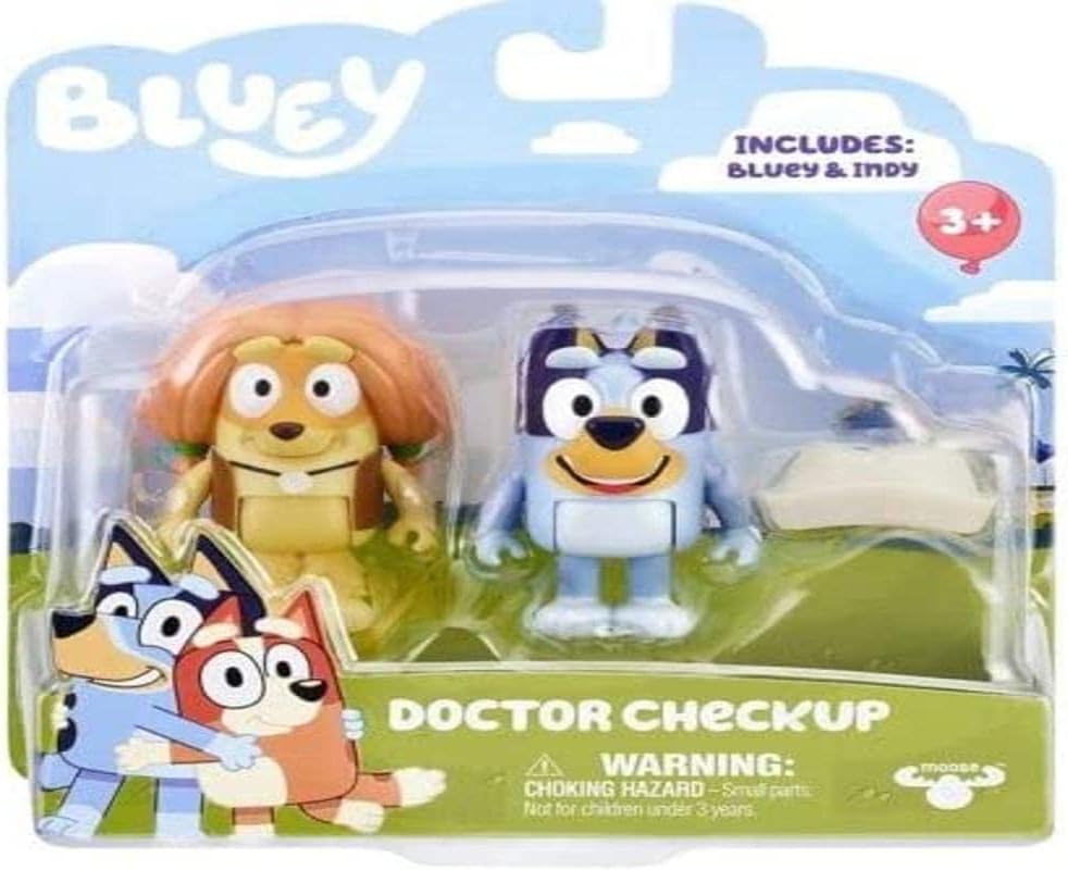 Figurines Giochi Preziosi - Couple De Personnages Bluey - Jeu D'imagination Pour Enfants - Neuf
