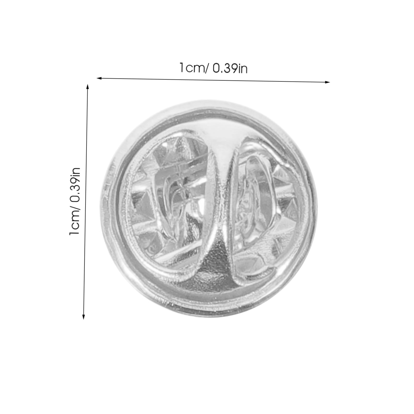 LIFKOME 50Pcs Locking Pin Backs Clutch Back Safety Pins for DIY Brooches Accessories Hats and Badges Smooth Edges for Comfortable Use Multi Purpose Fastening