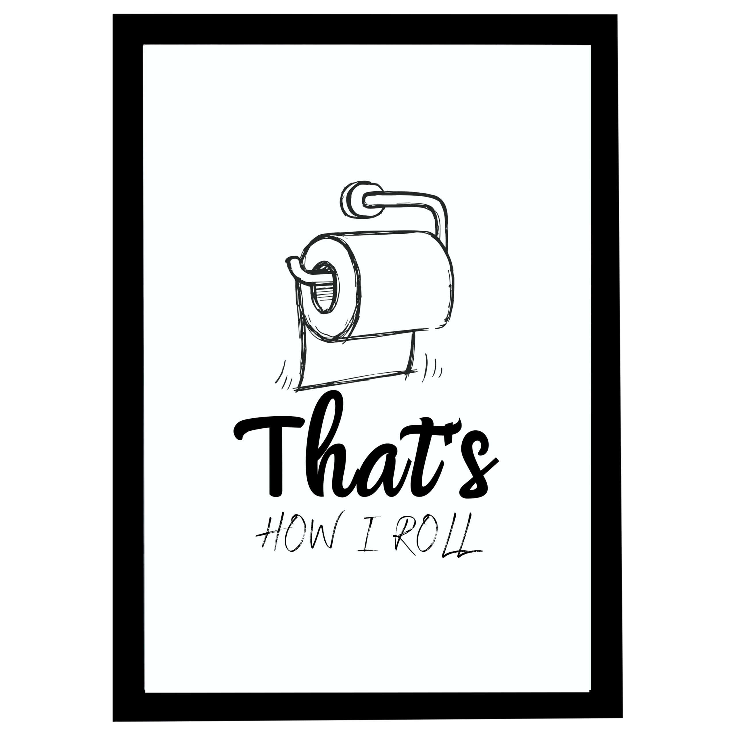 Funny Bathroom Wall Art | Quirky Toilet Signs -16