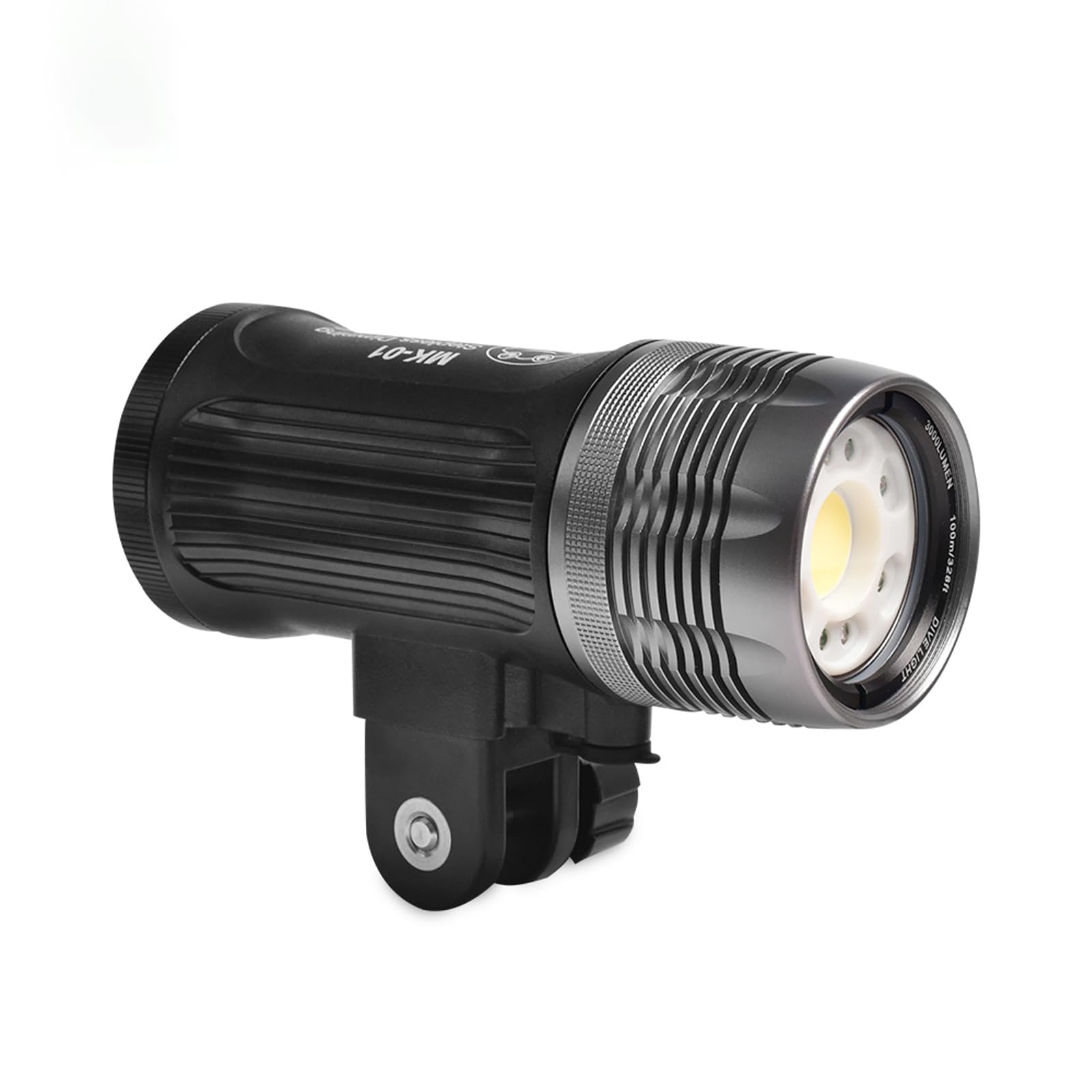 JatureClets MK-01 Dive Light for Underwater Photography, 6000 Lumens Rechargeable Scuba Diving Lights, IPX8 Underwater Video Light, 100m Waterproof Underwater Video Light for Night Diving (MK-01)