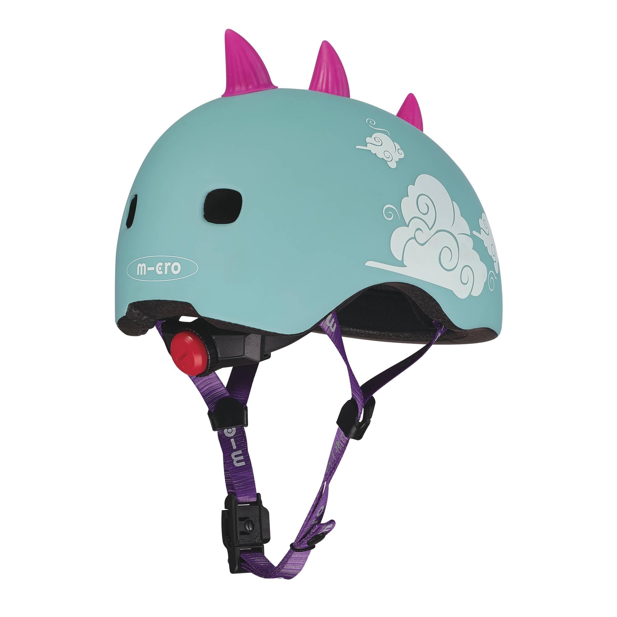 Micro® | Casco 3D V2 Infantil | Protección para Patinete o Bicicleta | Luz Trasera de Seguridad 3 Posiciones | Cierre imantado | Ultraligero | Niños y Niñas
