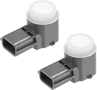 2 Pcs PDC Reverse Parking Assist Sensor Compatible for Nissan Altima 2015-2018, for Nissan Maxima 2016-2018, Durable ABS Plastic Gray Rear Bumper Parking Assist Sensor