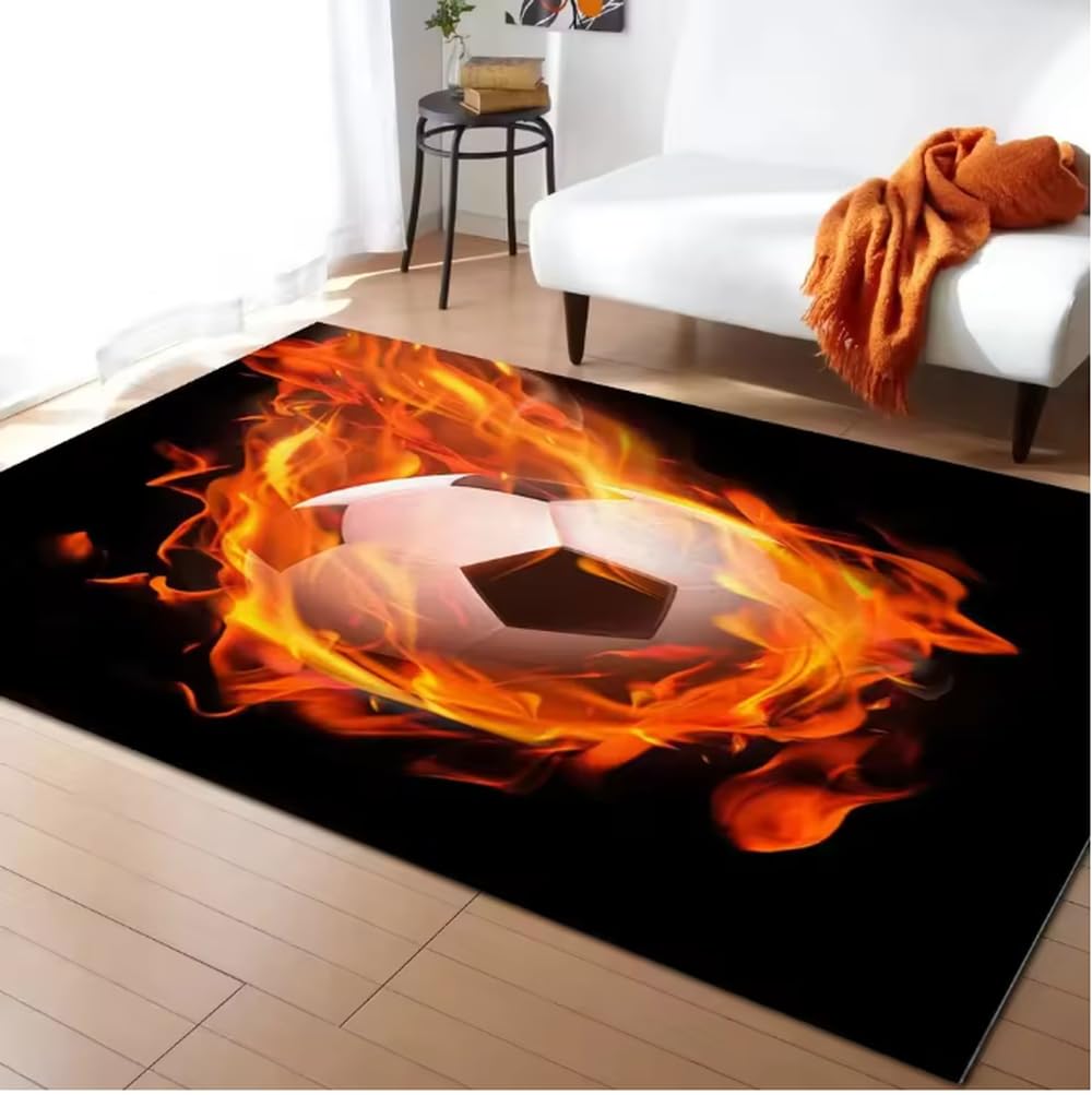 Tapis de football chambre enfant tapis de sol moderne salon rug 60x90cm
