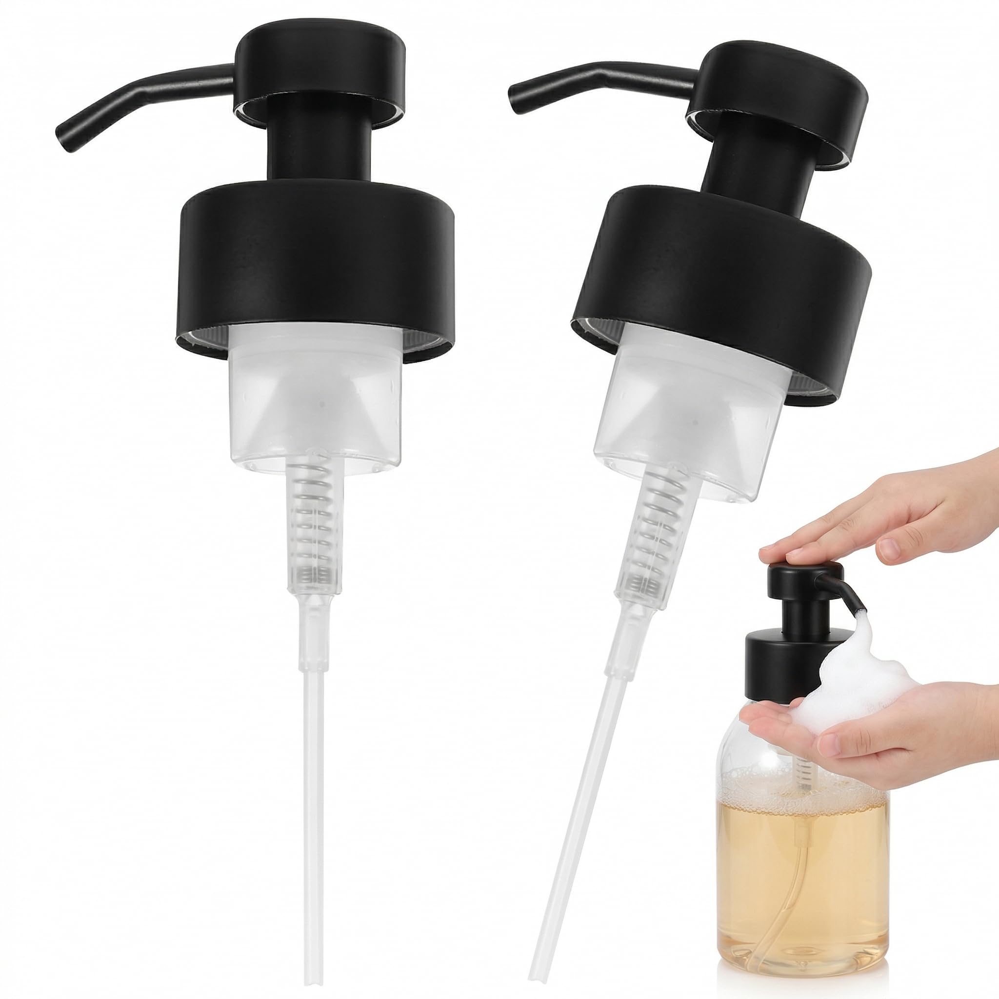 View 1 of 1PCS • MUCKLILY Stainless Steel Soap Dispenser Pump Replacement