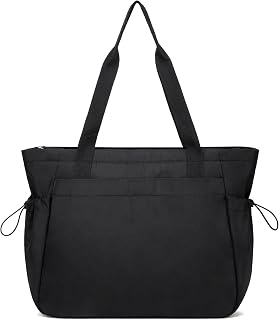 Marvolia Large Tote Bag for Women - Lightweight Travel Tote Handbags Work Tote Bags with Zipper for Gym Travel Work