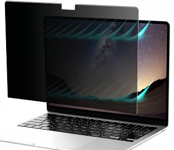 Privacy Screen for Macbook Air 13.6/13 Inch 2022-2026, M2, M3, M4, M5, Removable Matte Anti Glare Blue Light Protector Private Security Filter for 13.6 inch Mac Laptop Computer