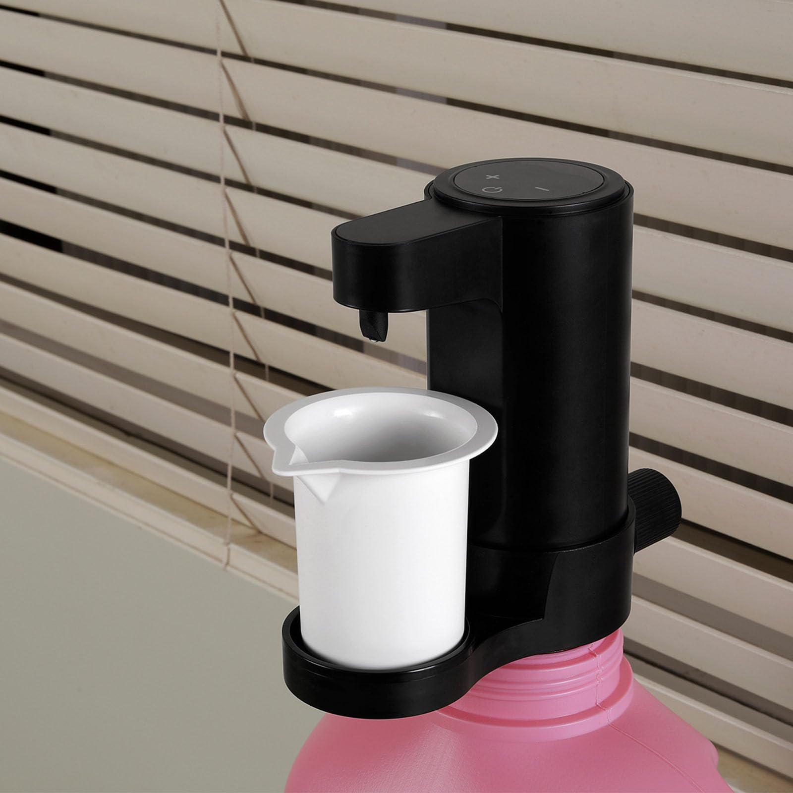 Dosatore detersivo Elettrico con Controllo accurato del Liquido per Lavanderia e Pulizia della casa Dosatore detersivo Elettrico per bucato in ABS