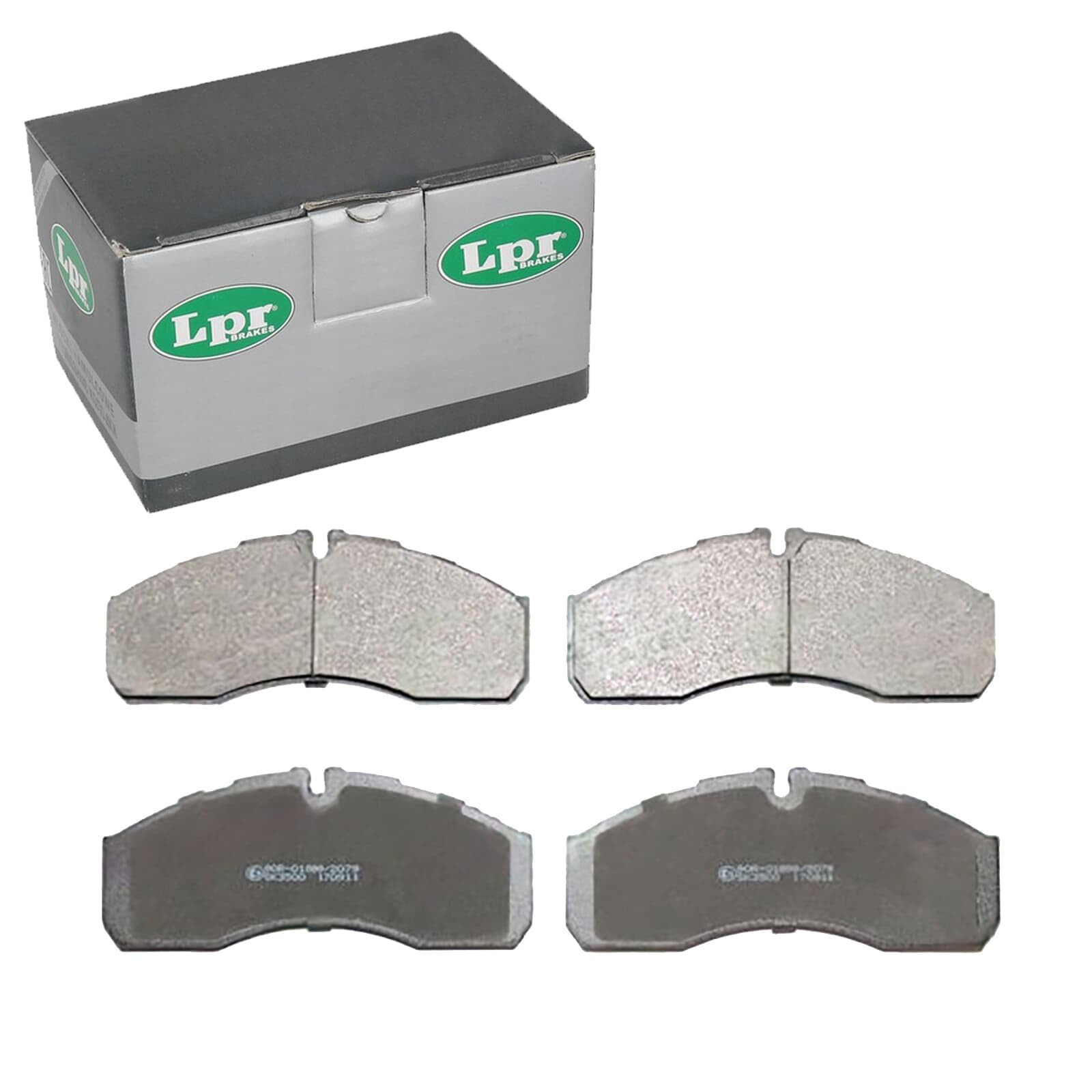 1x ORIGINAL® SAMKO Bremsbelagsatz, Scheibenbremse Vorne, Hinten für Iveco