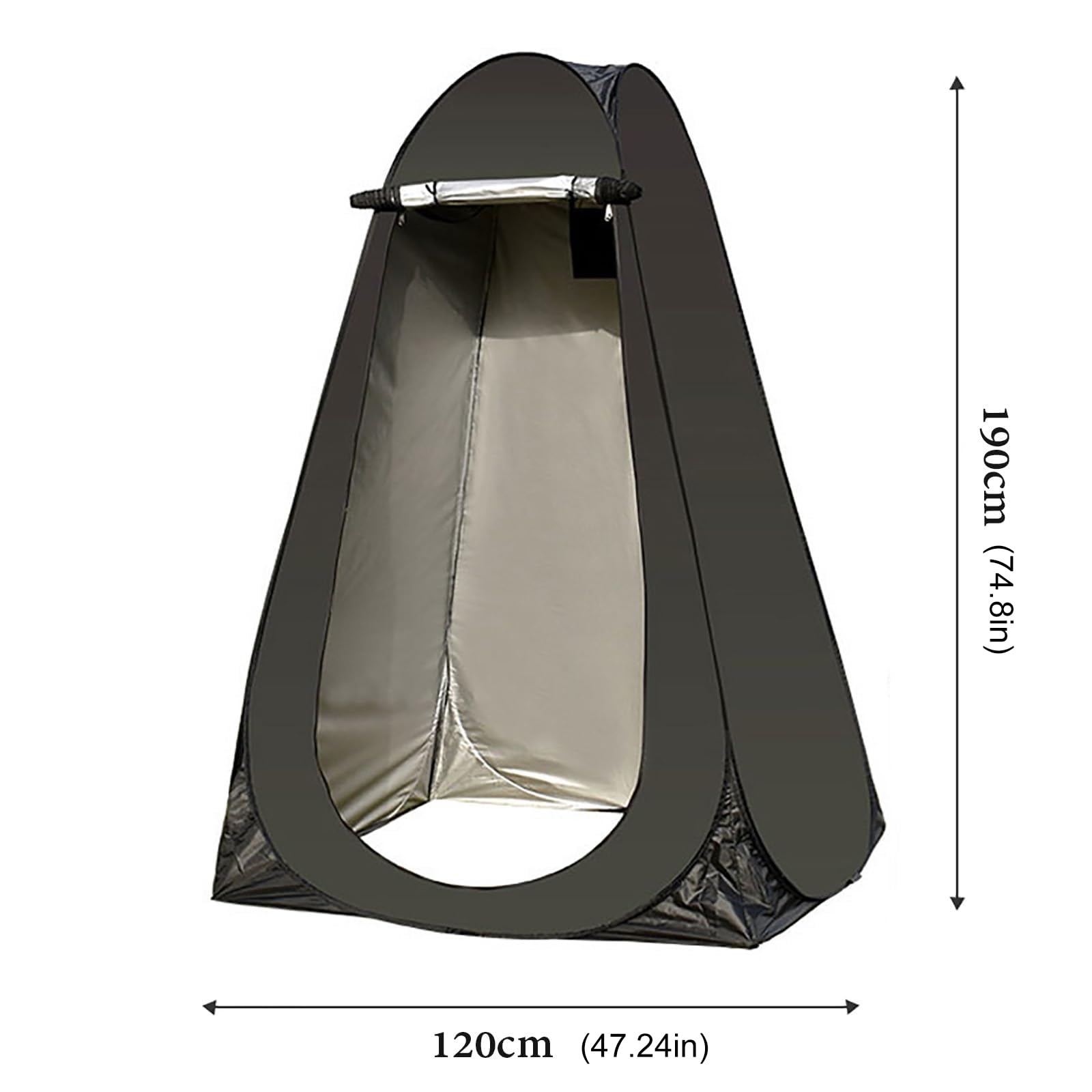 Tenda fasciatoio portatile da campeggio con protezione solare per spogliatoio, doccia, campeggio, viaggi