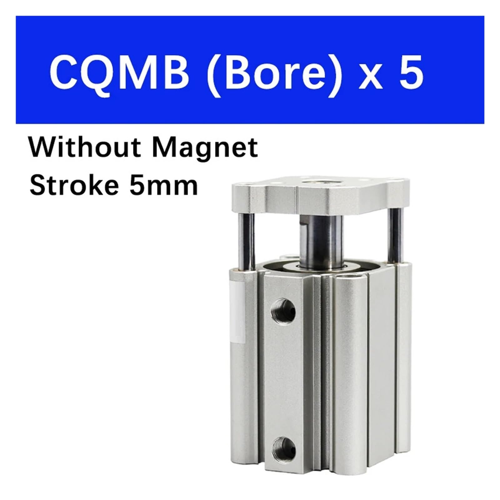 CQMB32 CQMB40 Varilla guía Cilindro neumático de Aire Compacto CQMB32-5 CQMB32-10 CQM40-15 25-25 25-20 25-30 (Color : Stroke 5mm, Size : CQMB32 (Bore 32mm))