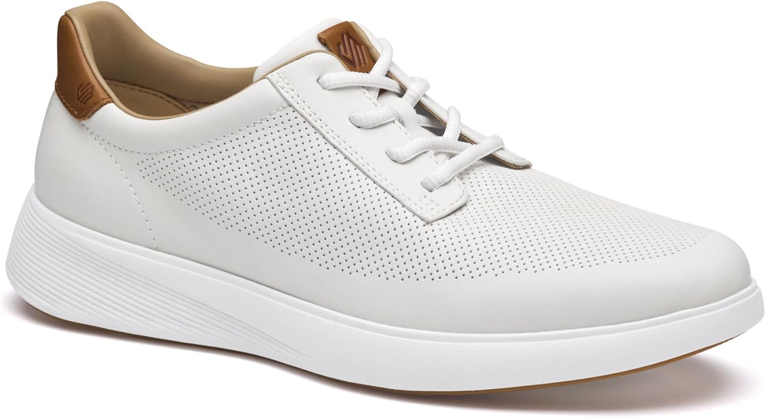 Johnston & Murphy Mens Ackerson Perfed Plain Toe Dress Casual Sneaker