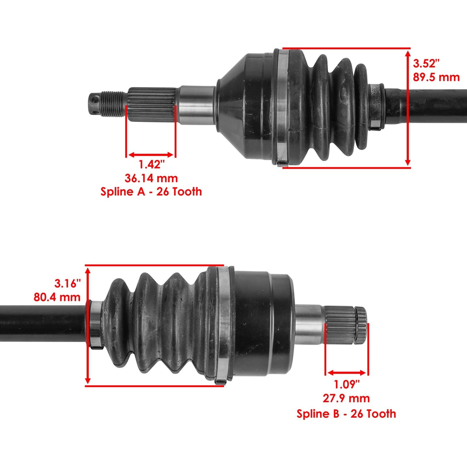 cana Amazon.com: Replacement For 59266-0047 Front CV Axle For Kawasaki