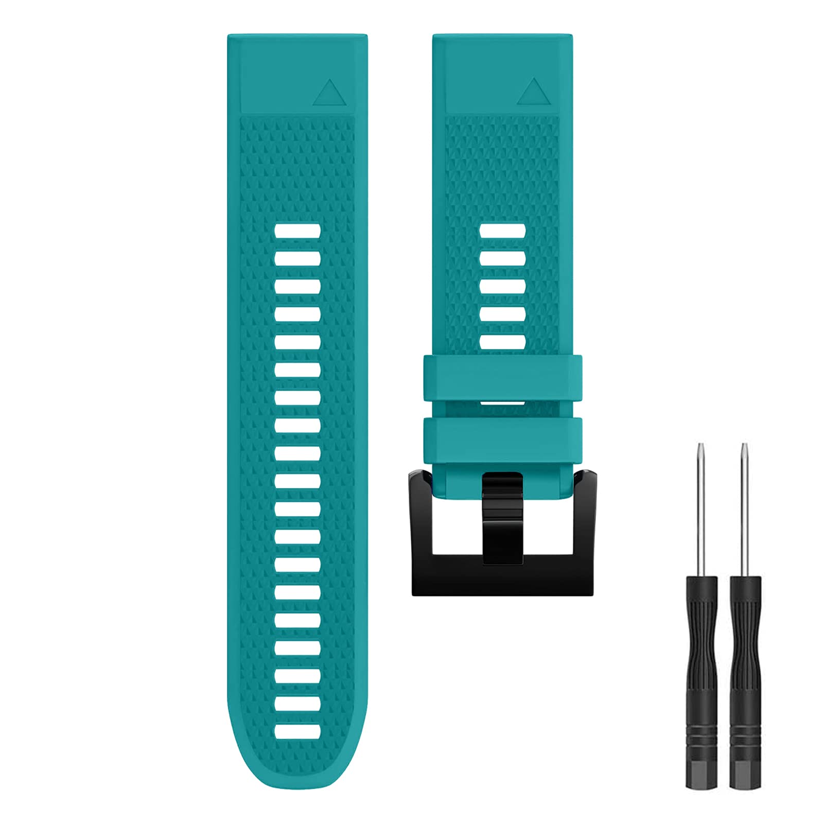 Watch Strap for Garmin Fenix 5/5 Plus,Replacement Wristband Compatible with Garmin Fenix 6/6 Pro,Forerunner 935 945 (Blue Green)