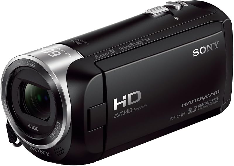 Videocámara Sony HDR-CX405 de 9,2 MP Full HD (zoom óptico de 30x) - Negro (renovado)