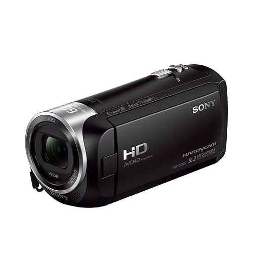 Videocámara Sony HDR-CX405 Full HD de 9,2 MP (zoom óptico de 30x), color negro