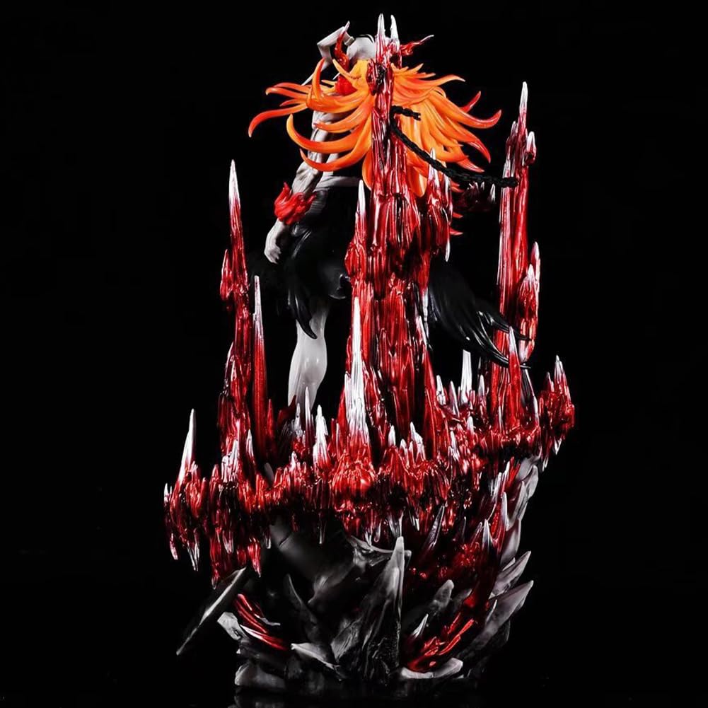 Pusta Ichigo figurka duża 32 cm Deluxe podstawa Ver. Horned Ichigo bitwa figurka akcyjna duża statuetka anime model kolekcjonerski ornament prezenty