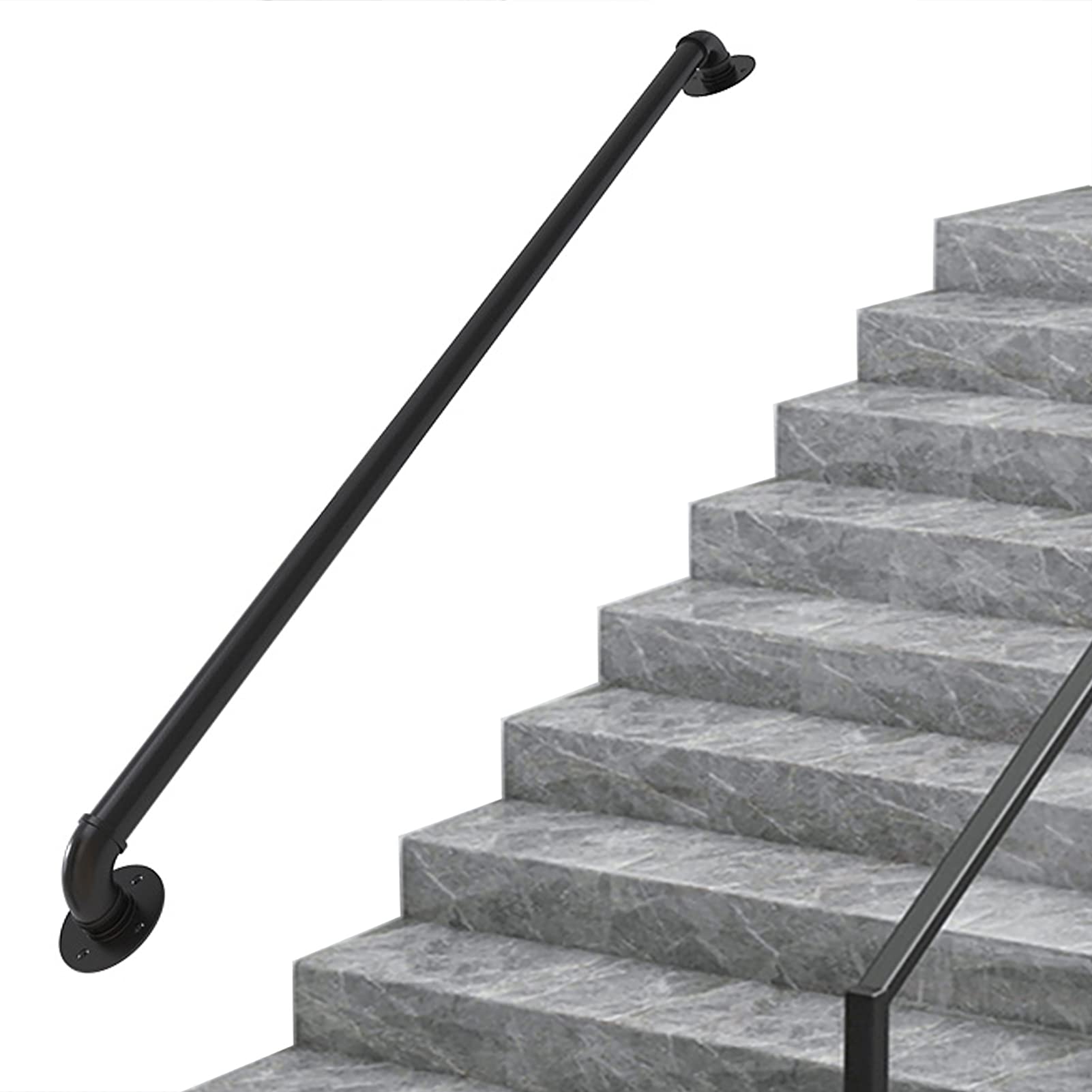 Rampe d'escalier moderne au style épuré pour sécuriser vos pas