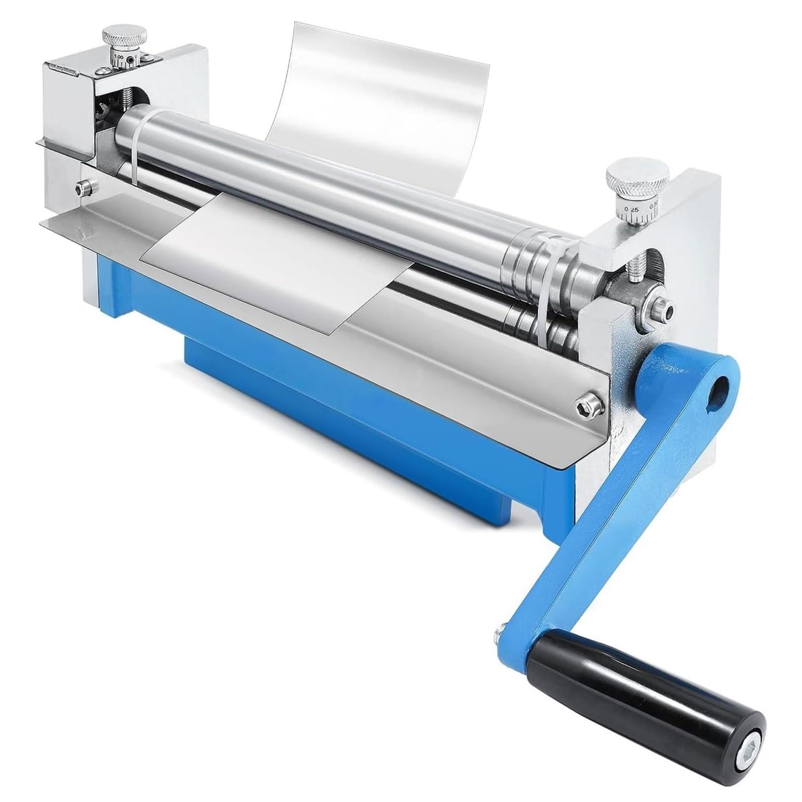 FHRKA Slip Rolling Bending Machine,Metal Plate Bending Round Machine,Manual Tube Bending Machine with 2 Detachable Slip Roll Rollers
