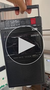 Amazon.com: QFX RETRO-39 Portable Shoebox Cassette Tape