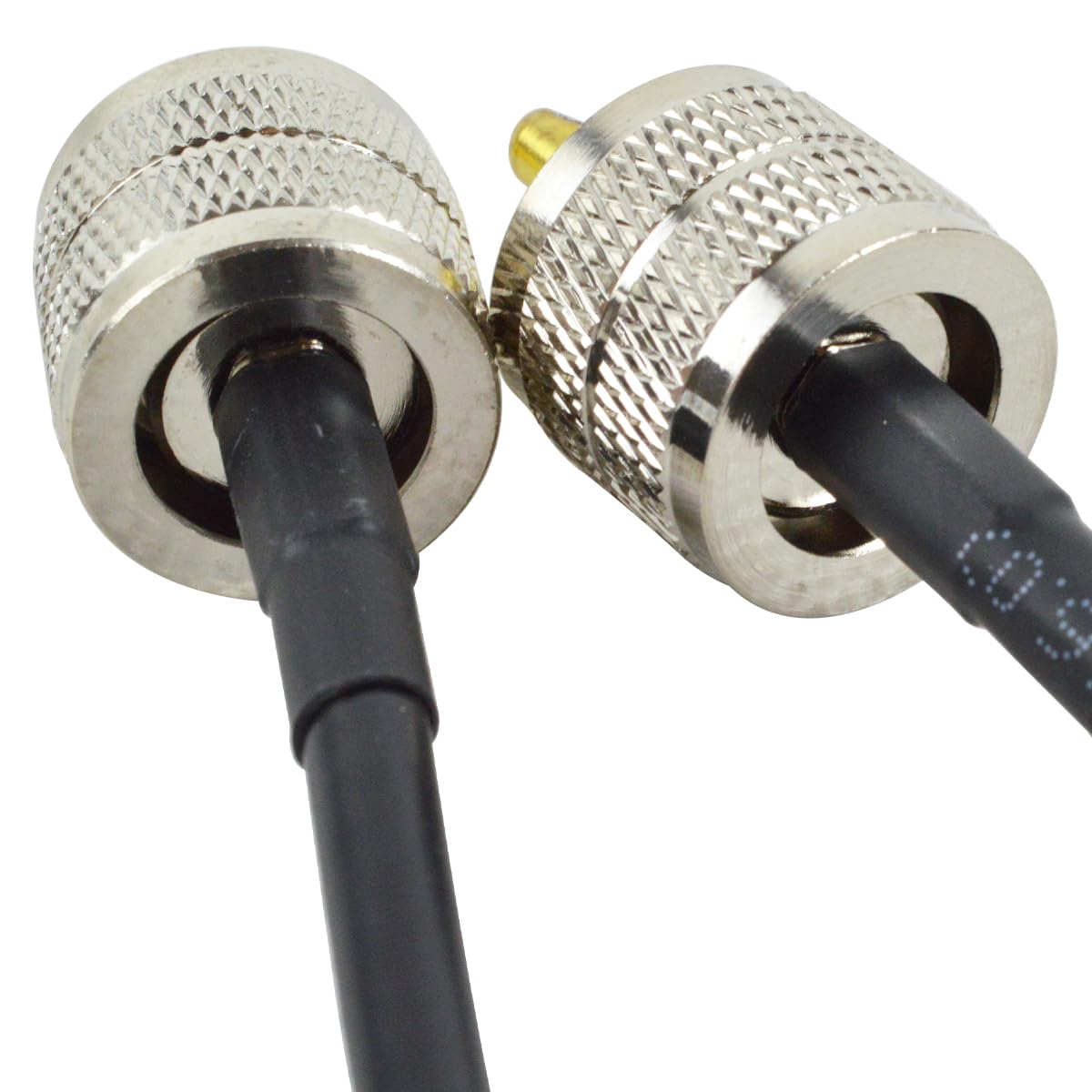 Amazon.co.jp: 2本セット 50Ω 100cm 同軸ケーブル MP-MP 1m 延長