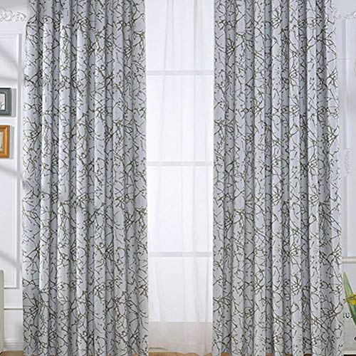 Rideau de fenêtre salon élégant en polyester de qualité - 5